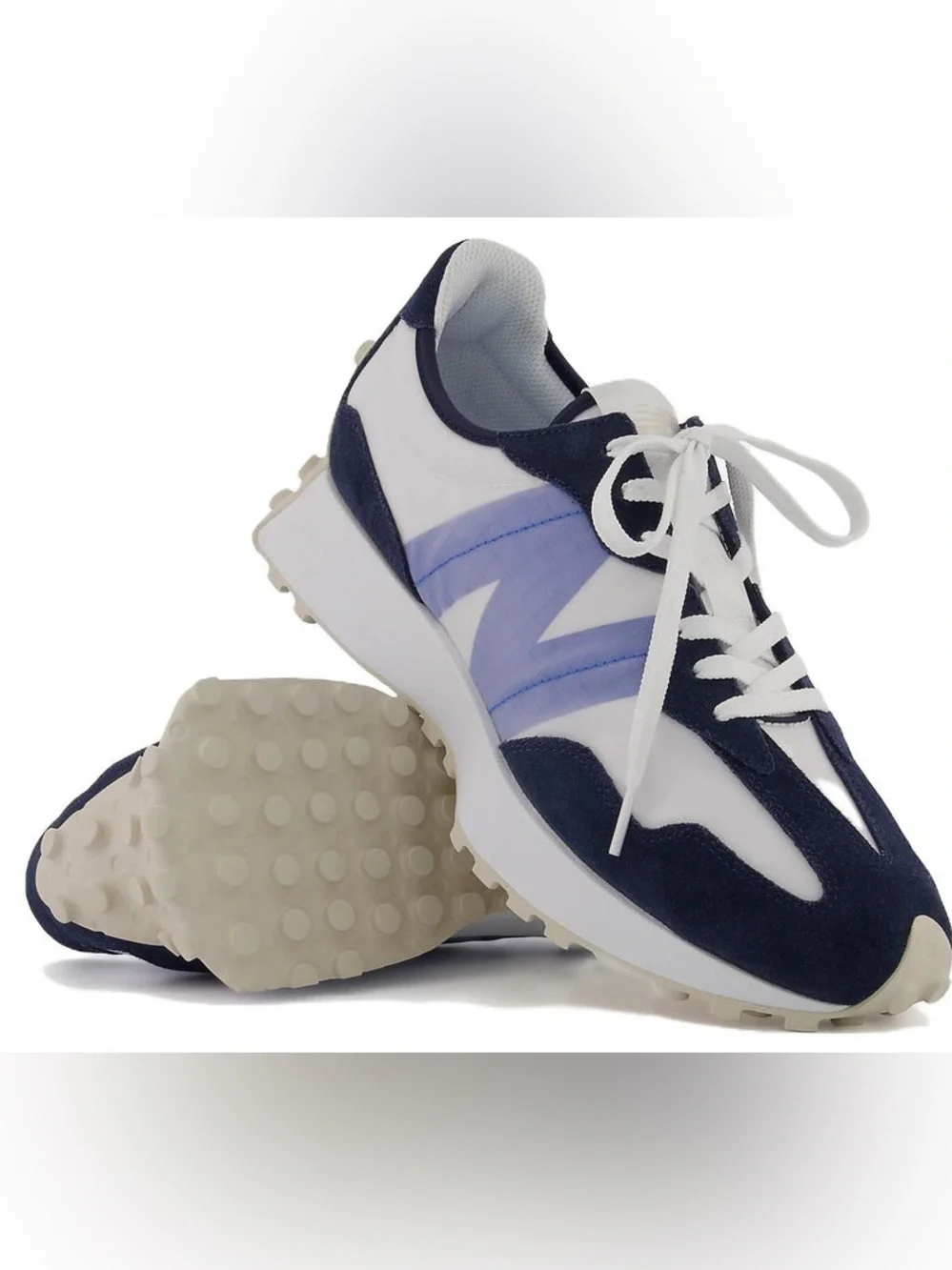 New Balance 327 MS327SV Men’s Size 9 Natural Indigo White Blue Retro Lifestyle